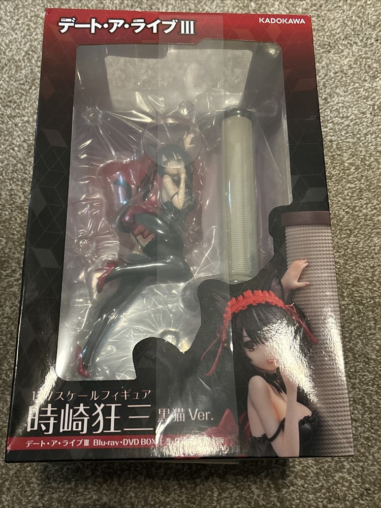 DATE A LIVE KADOKAWA Kurumi Tokisaki Limited Black Cat Ver. 1/7 Scale Figure JPN