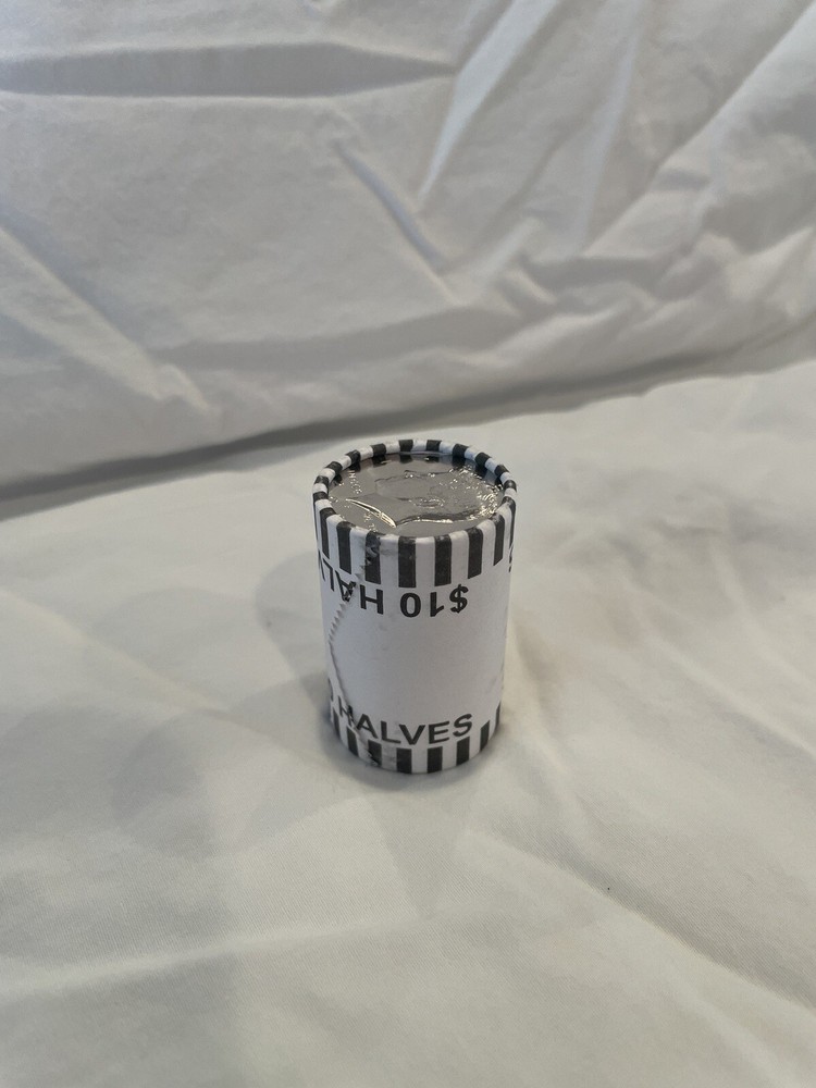 1 Roll Half Dollar Coins $10 FV bank sealed Loomis/Brinks 20 Coins US Currency