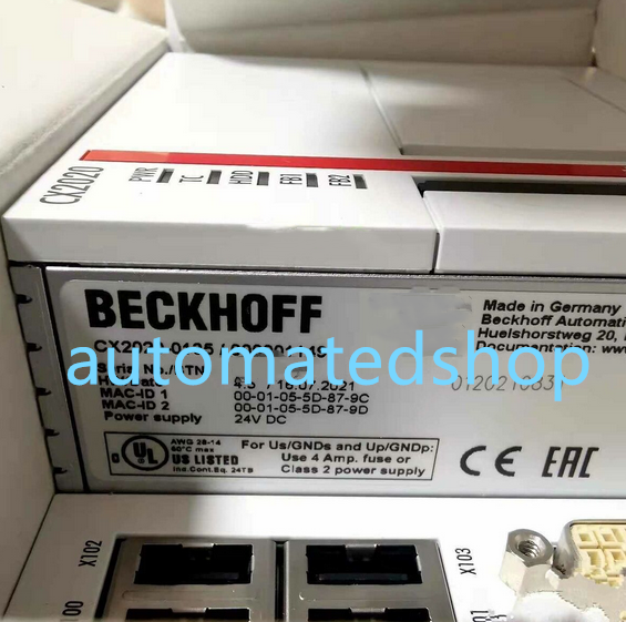 Beckhoff CX2020-0135 Via DHL or FedEx