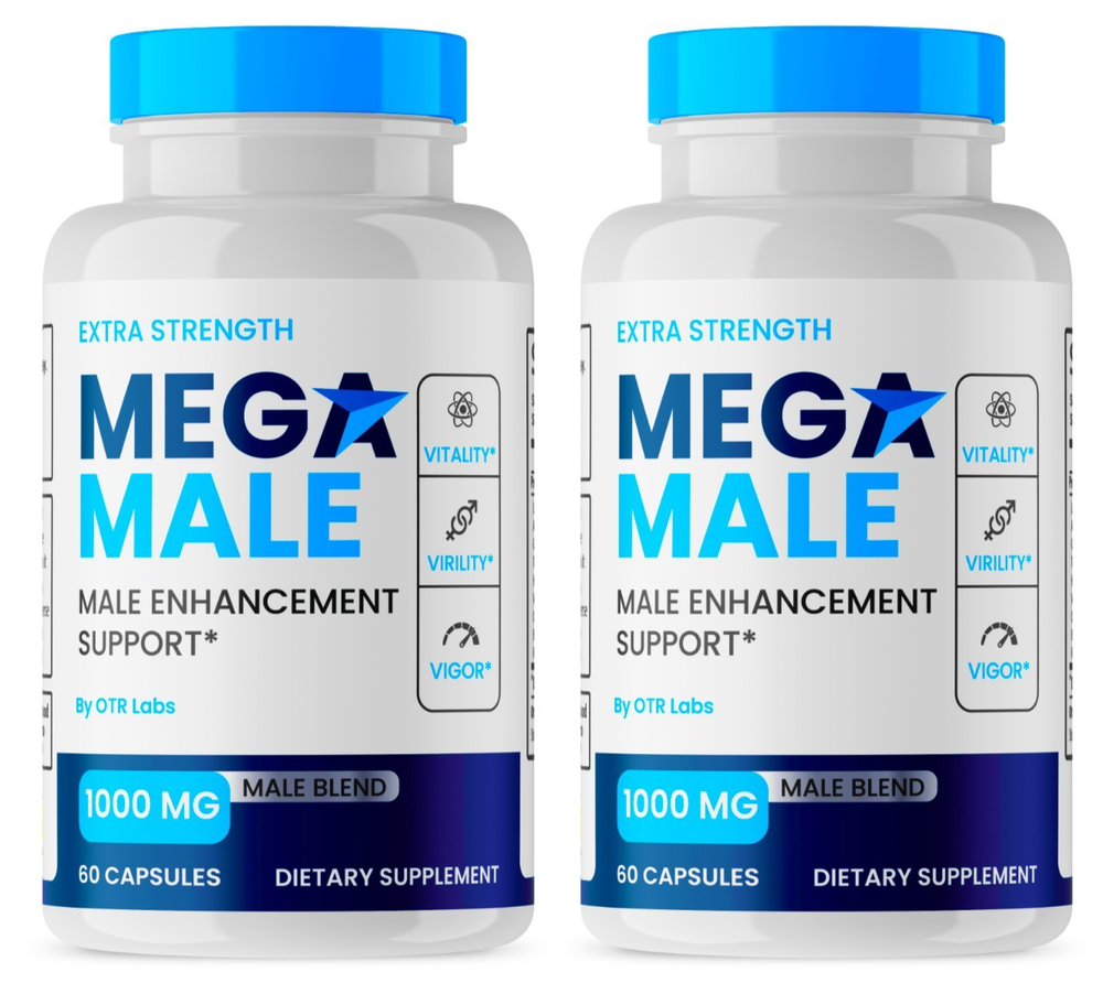 MegaMale Mens Health Support Dietary Supplement Stamina & Energy 120 Capsules