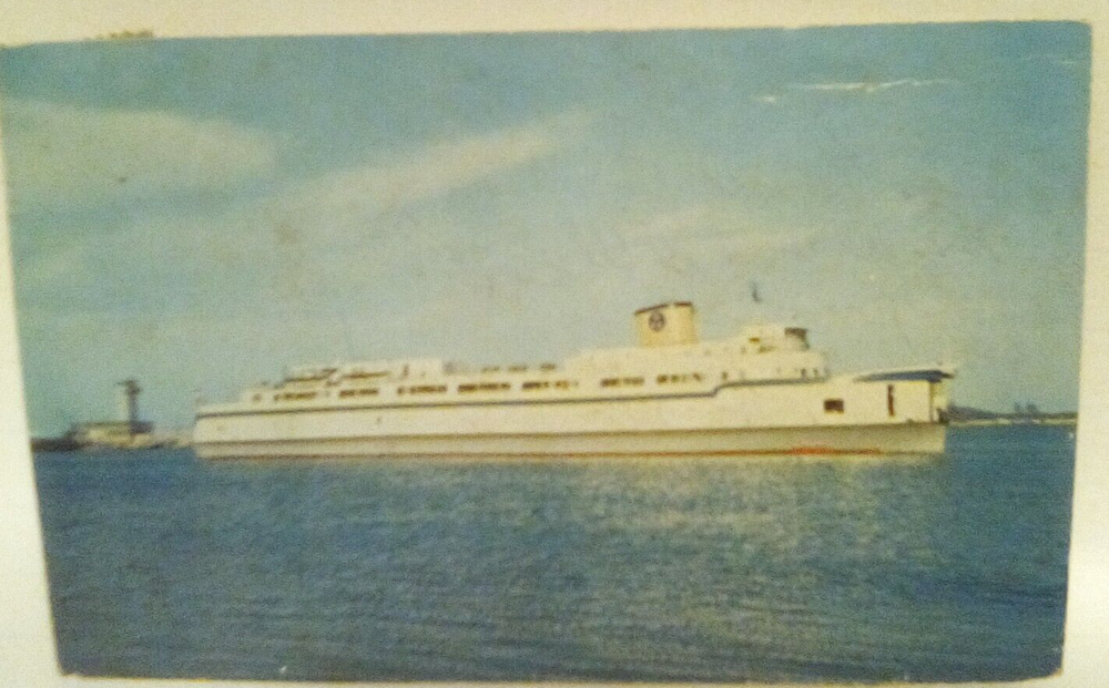 Postcard Ferry Princess Anne Between Kiptopeke Beach and Little Creek Virginia