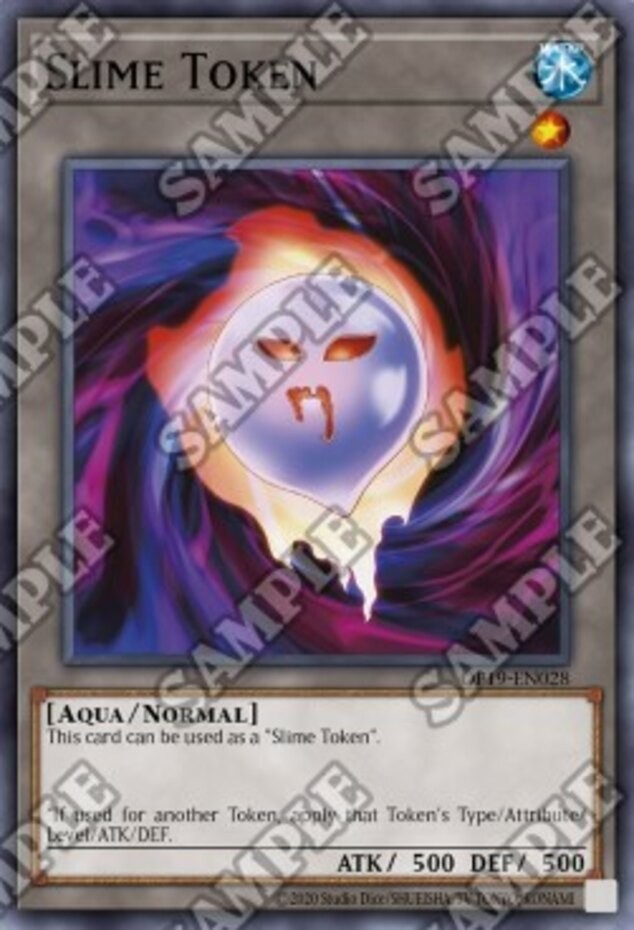 Slime Token OP19-EN028 Super Rare Unlimited Heavily Played Condition