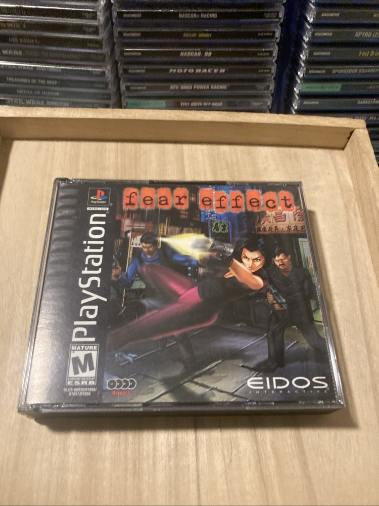 FEAR EFFECT PS1 PLAYSTATION 1 COMPLETE AND IN BEAUTIFUL CONDITION    BLACK LABEL