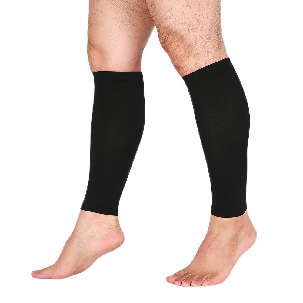 Calf Compression Sleeves for Men & Women 20-30mmHg Support Plus Size Leg Socks