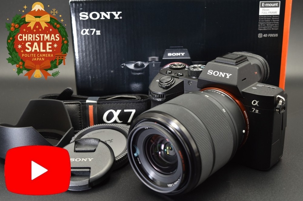 [Christmas Sale] Sony Alpha A7 III 24.2MP Digital Camera 28-70mm f3.5-5.6 OSS JP-image