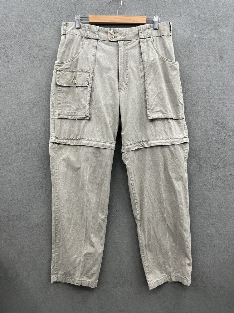 Cabela's Men's 36x30 Convertible Hiking Pants Outdoors Beige