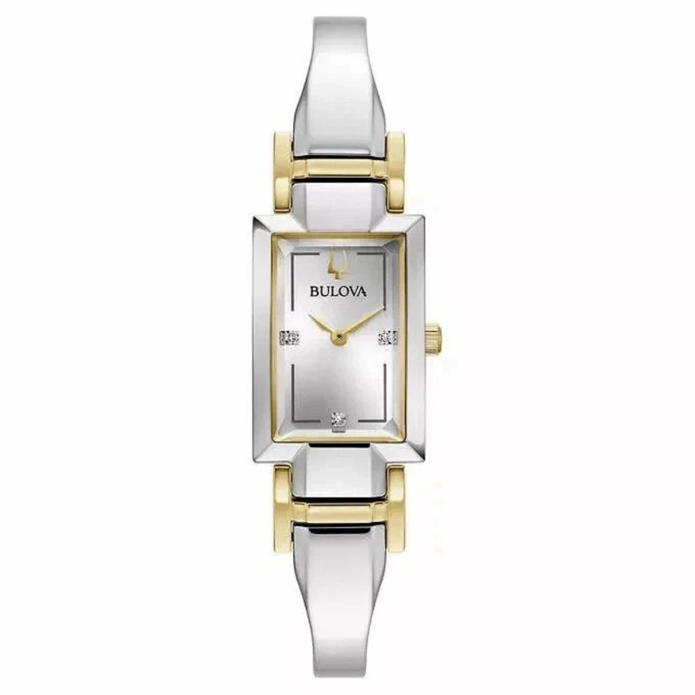 Bulova Classic 98P229 Women's 18x26mm Diamond Two-Tone S/Steel Quartz Watch