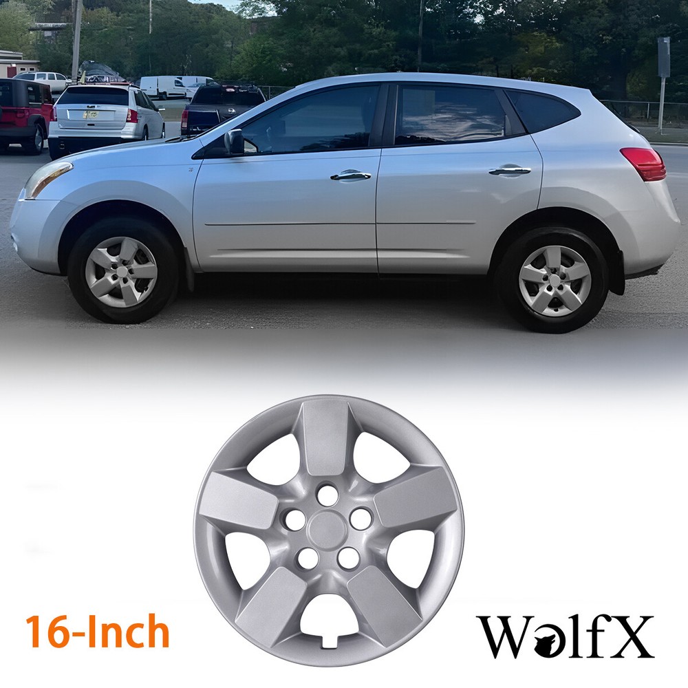 16-Inch Hubcap Cover for 2008-2015 Nissan Rogue R16 Wheel Replacement