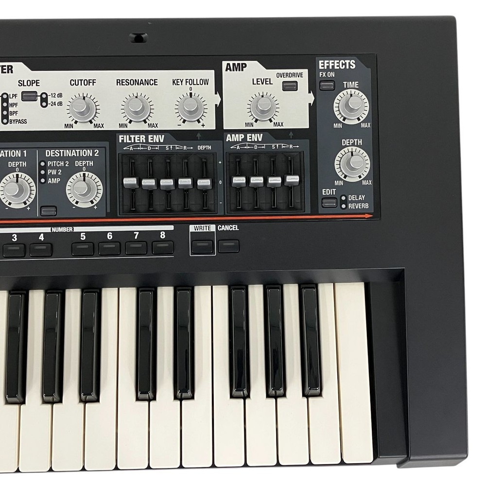 Roland SH-201 Black Analog Modeling Synth Keyboard From Japan