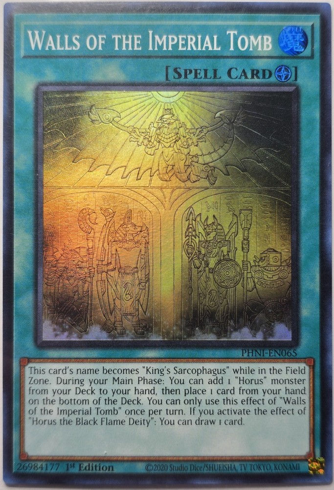 Phantom Nightmare 1st Edition Imperial Tomb Walls PHNI-EN065