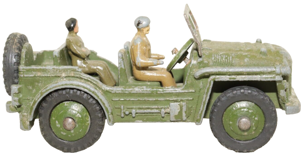 Dinky Toys No 674 Austin Champ Jeep Truck with extra man Meccano England