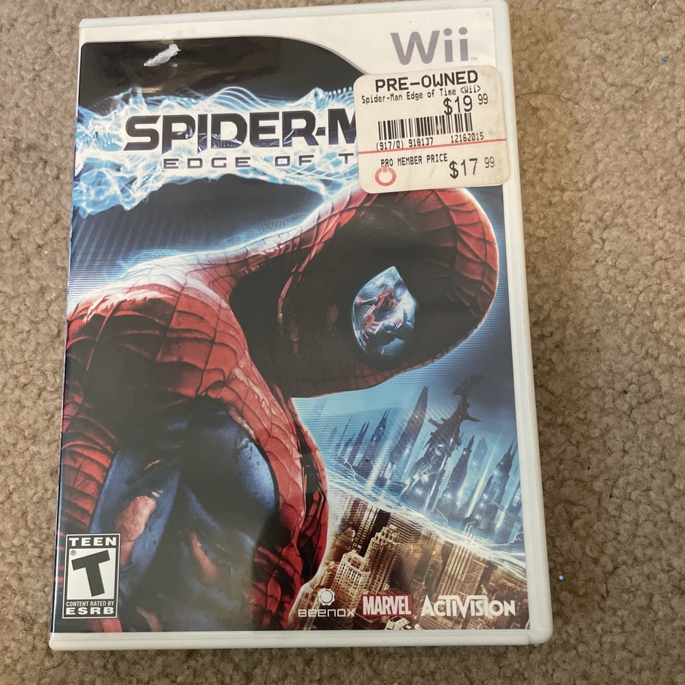Spider-Man: Edge of Time (Nintendo Wii, 2011) CIB