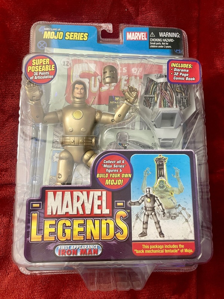 Marvel Legends Iron Man Gold Variant Mojo First Appearance MIB