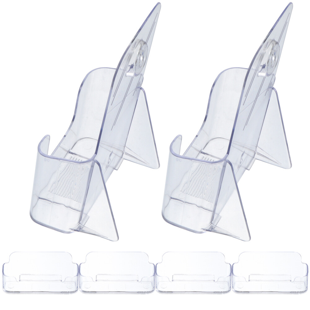 Display Shelf Acrylic Book Stand Catalog Stands Bookmark Office