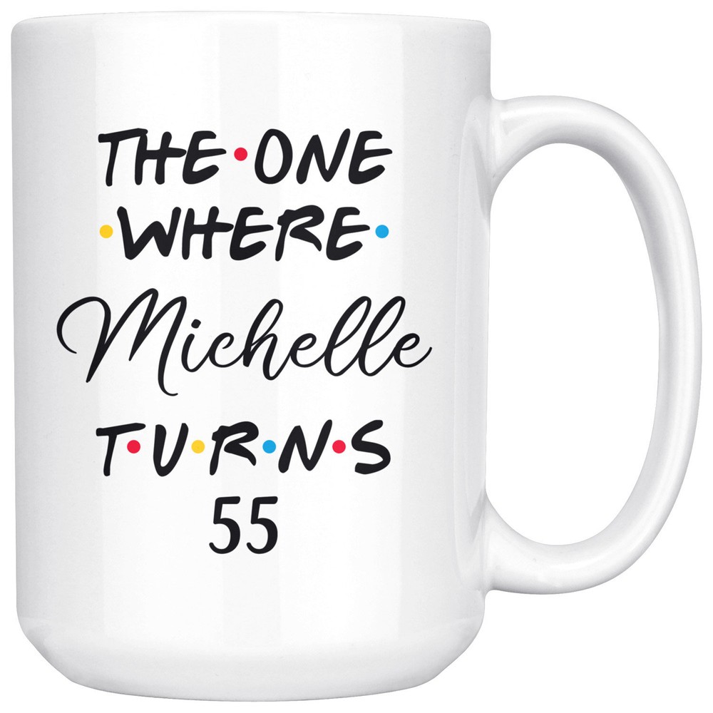 Personalized 55th Birthday Mug Happy 55th Birthday Party 55th Birthday Gift For