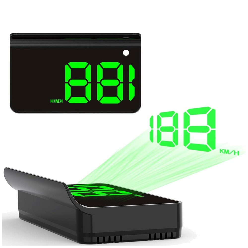 Car HUD GPS Display with Auto-Brightness Adjustment