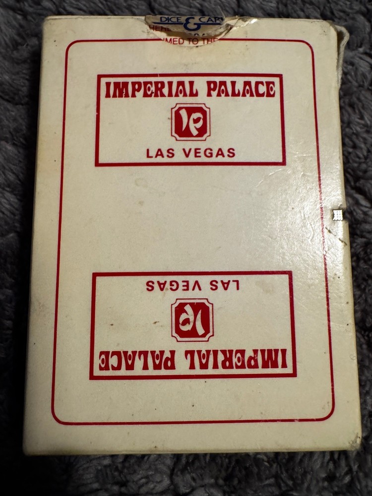 PLAYING CARDS The Imperial Palace Las Vegas Nevada