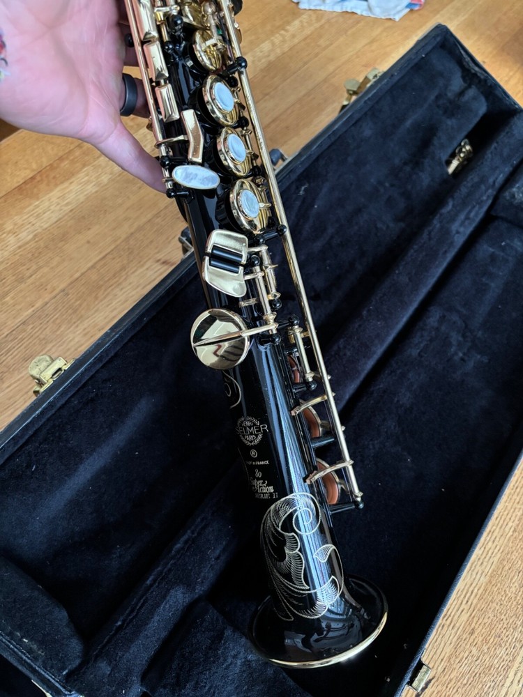 Selmer Super Action 80 Serie II Soprano Saxophone - Black, Excellent Condition