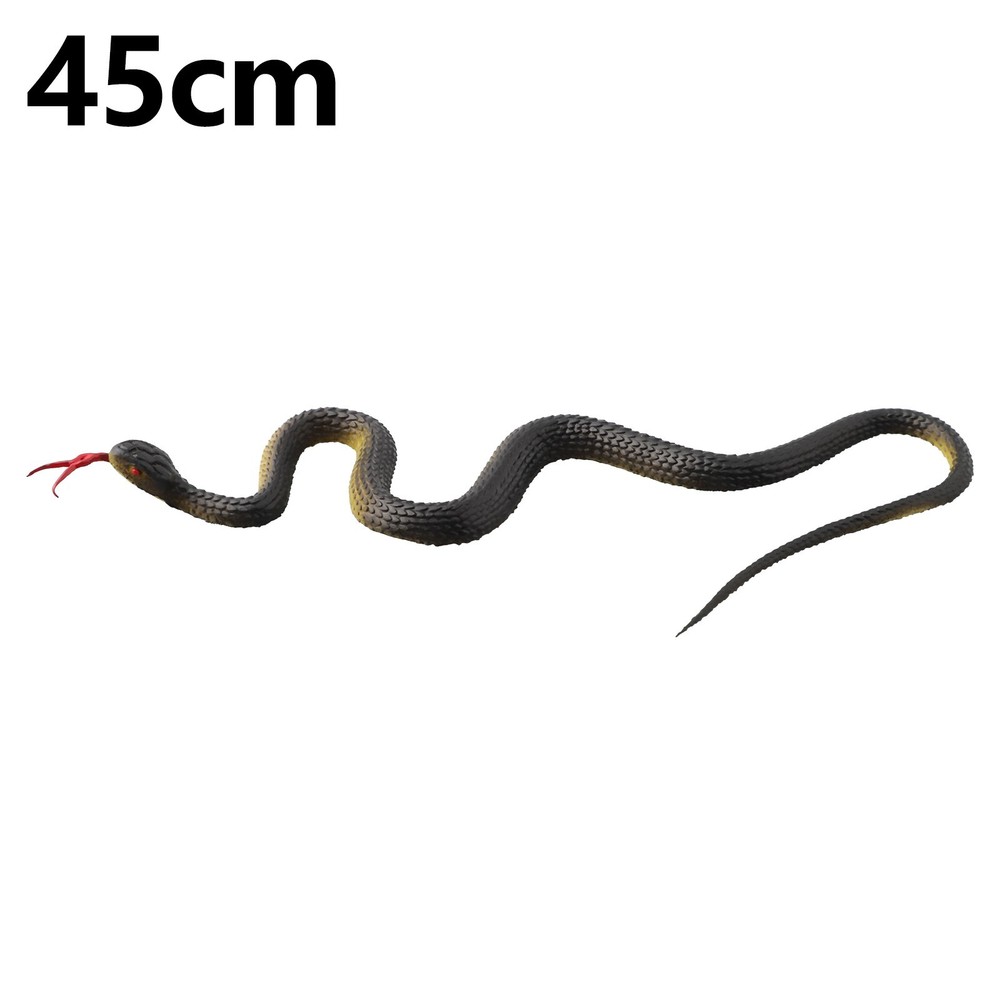 Fake Snake Garden Plants Black Decor Decoration Gifts Light Weight Ornament