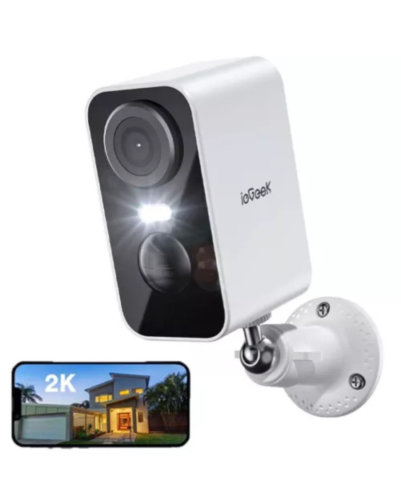 ieGeek Outdoor Wireless 2K Battery-powered WiFi Security Camera Night Vision