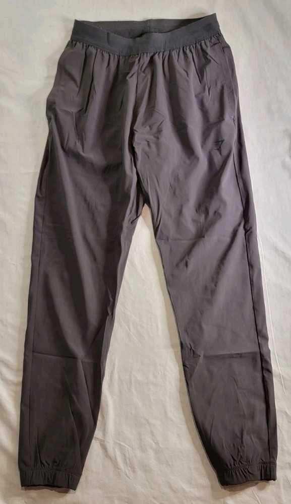 Dark Gray Gymshark Athletic Pants Size Small W24 with Pockets Midrise Fit