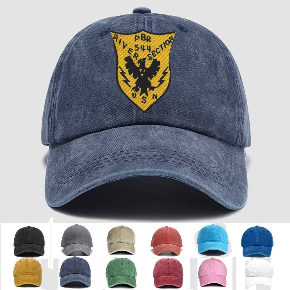 Custom Personalization Embroidered Hat Rivsec 544 River Section, Veteran Cap