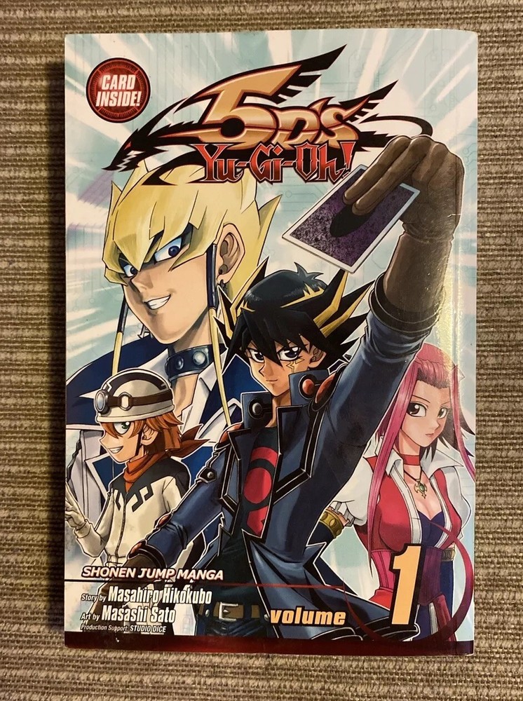 Yu-Gi-Oh 5Ds Vol 1 Masahiro Hikokubo Paperback 1st Print Includes Bonus Card  