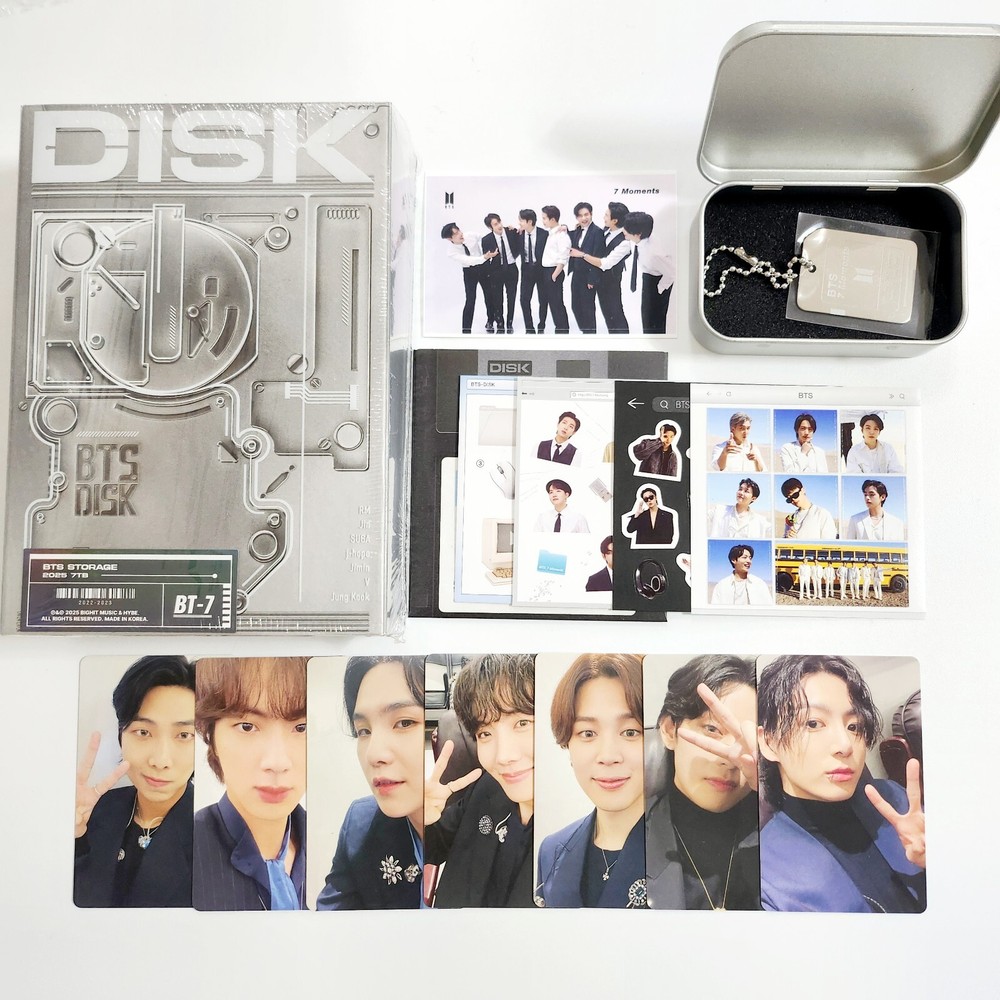 BTS 7 Moments Official POB, Photocard, Digital Code, Photo Book, Sticker + Track