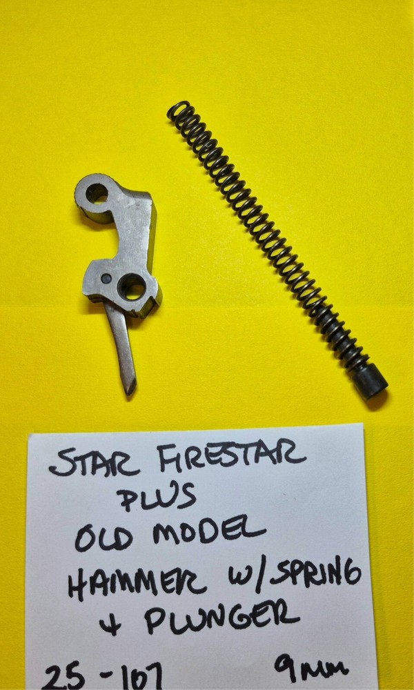 STAR FIRESTAR PLUS 9MM HAMMER SPRING & PLUNGER OLD MODEL 25-107