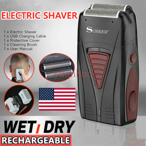 Electric Men's Shavers Trimmer Razor Hair Beard Shaving Machine USB Rechargeable