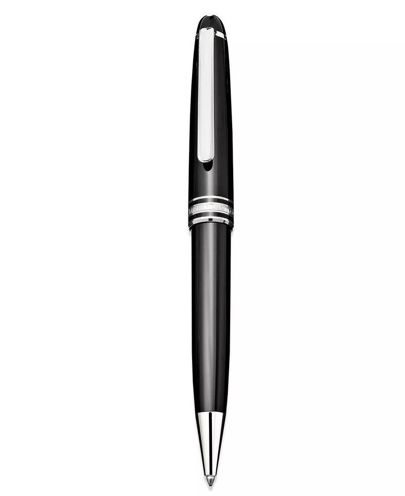 Montblanc Platinum Finish Classique Luxury Ballpoint Pen New Year Sale 2025.