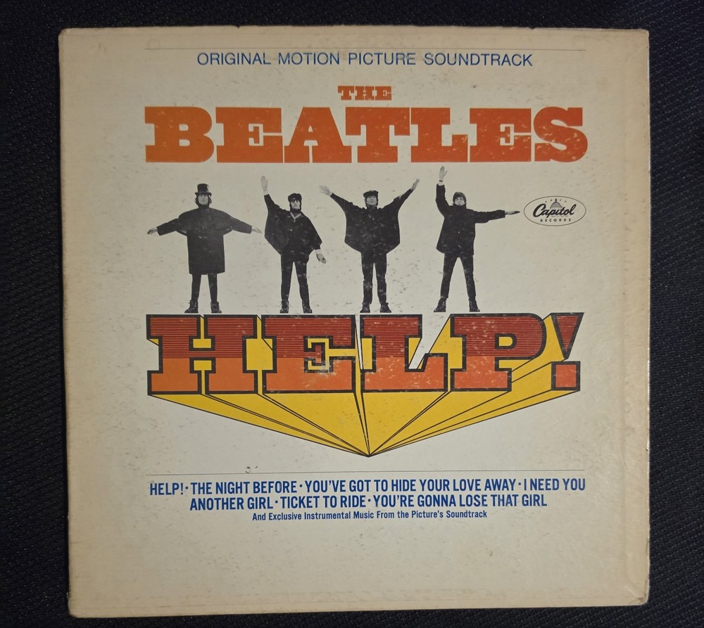 Help! [LP] The Beatles 1965 Vintage Vinyl Soundtrack VG