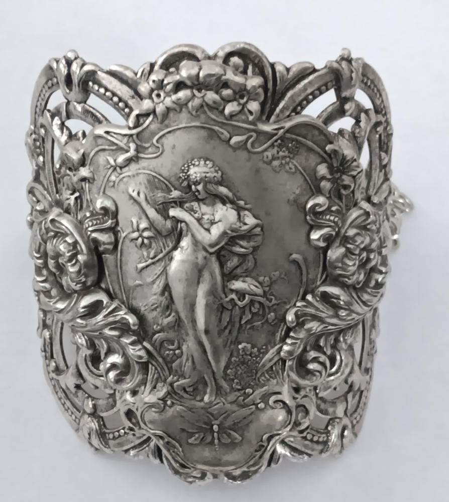 Art Nouveau Bracelet Victorian Art Deco Renaissance Gothic Edwardian Mucha Style