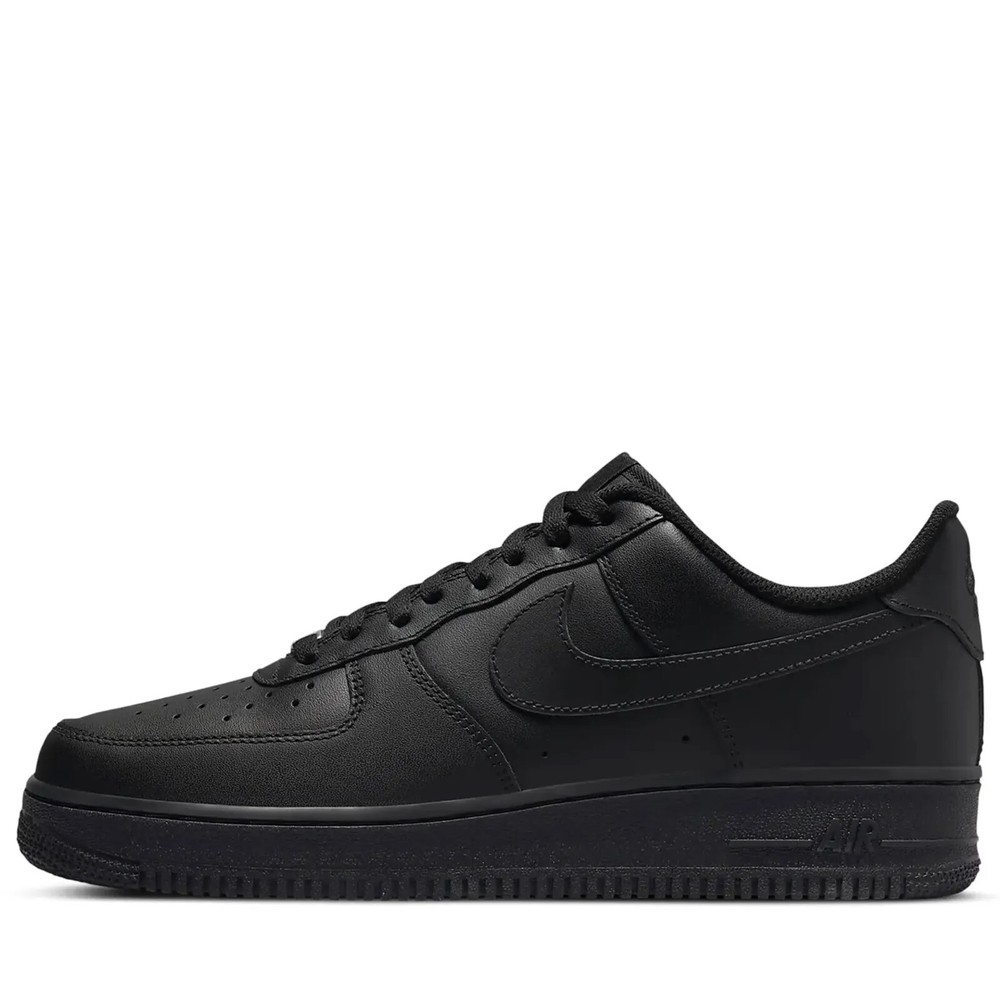Nike Air Force 1 07 Low Triple Black - Size 10  