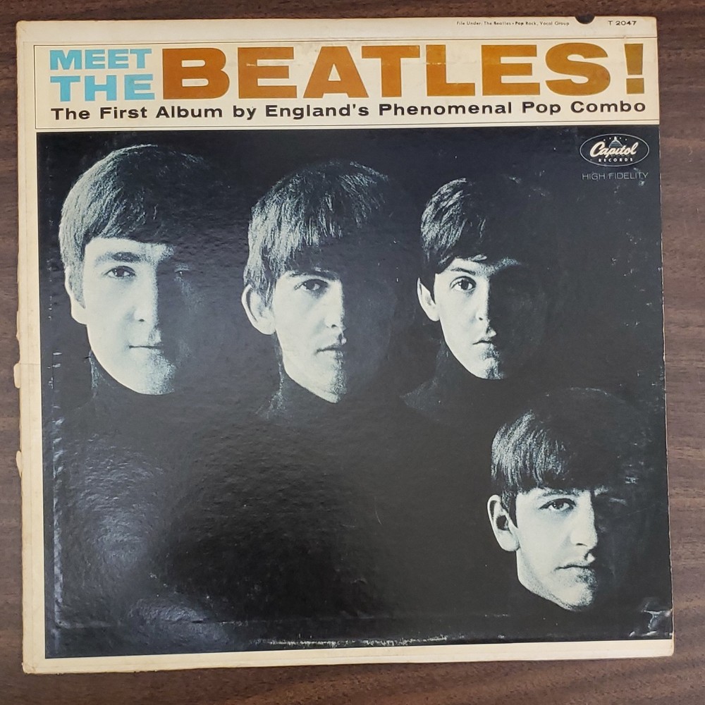 RARE! Meet the Beatles! LP Vinyl Capitol Records Pop Rock 12