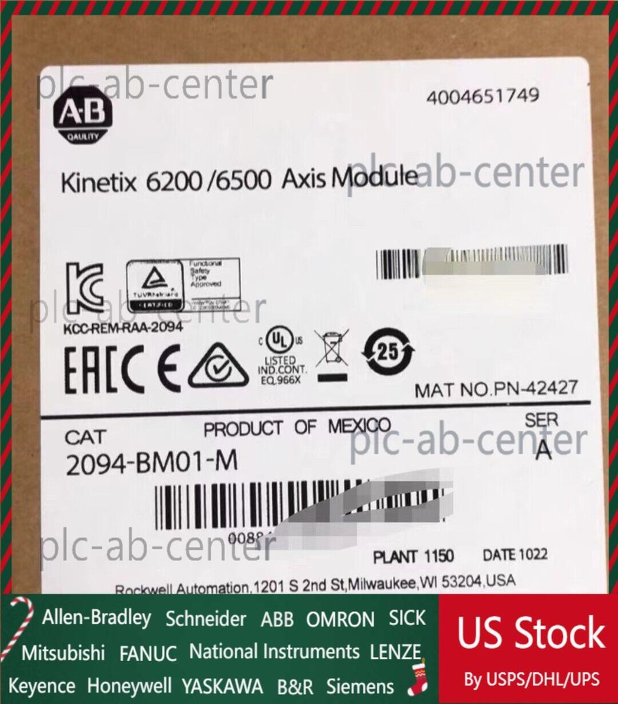 2094-BM01-M KINETIX 6200/6500 AXIS POWER MODULE 400/460V 9A New Sealed AB
