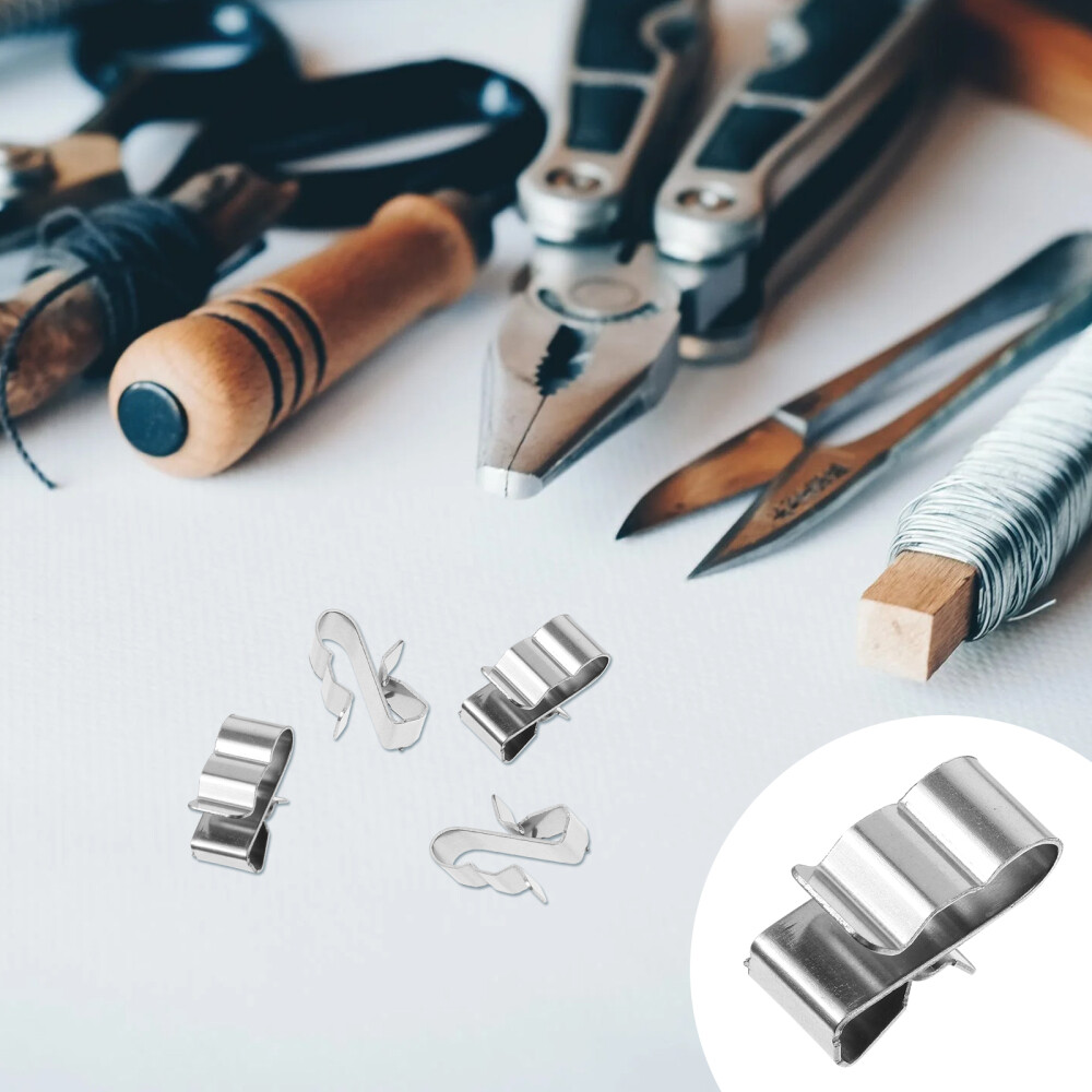 50 Pcs Power Stainless Wire Clamp Car Battery Jumper Cables