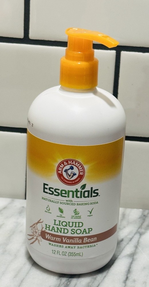Arm & Hammer Essentials Hand Soap  Warm Vanilla Bean  12floz/355ml