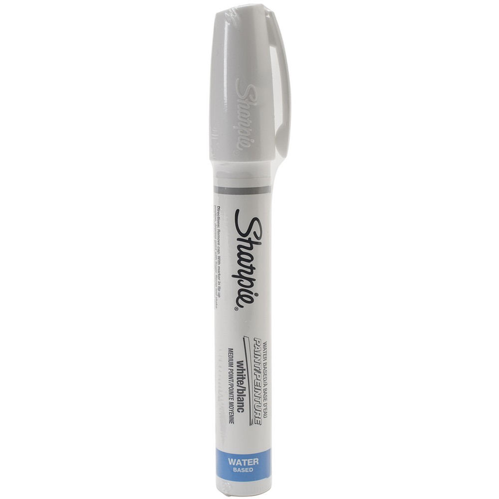 Sanford 37206 Sharpie Medium Point Poster Paint Marker-White (3Pk)