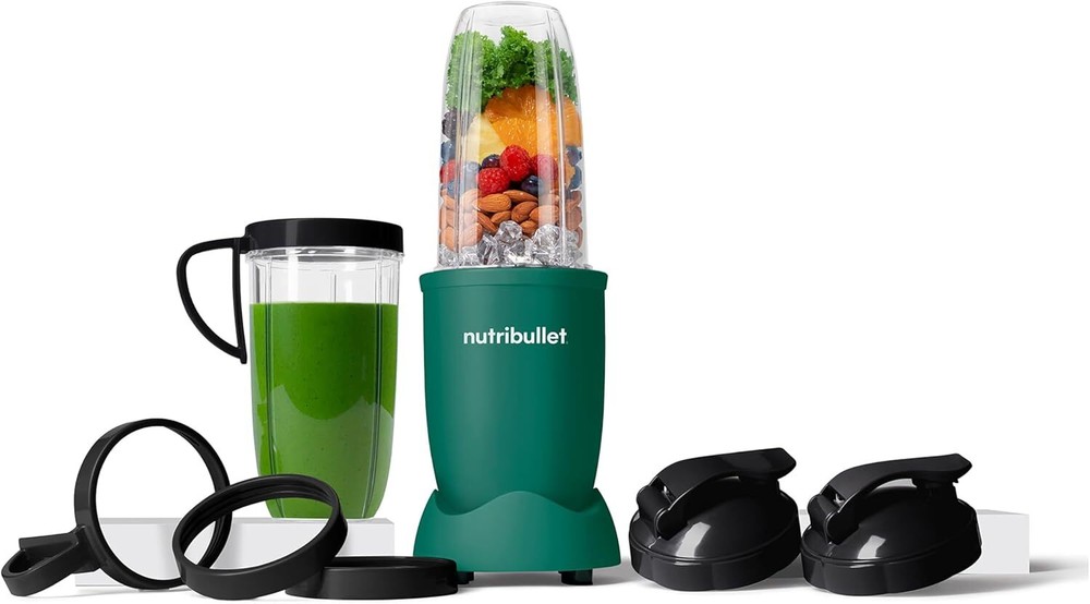 NutriBullet Pro 900W 13-Piece Blender Set in Matte Forest Green