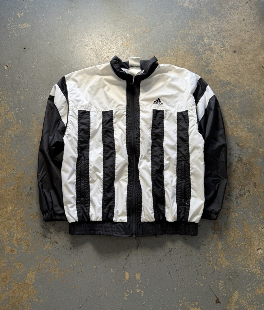 Vintage 90s Adidas Y2K Windbreaker Jacket Retro Coat Size M