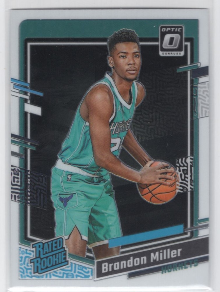 2023-24 Donruss Optic Rated Rookie Brandon Miller Rookie Charlotte Hornets #219