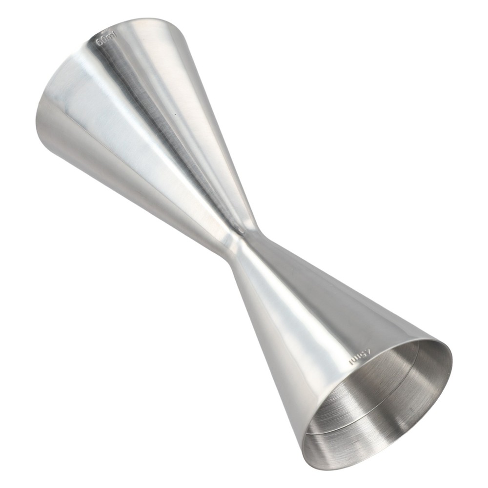Professional Cocktail Bar Jigger Made of Stainless Steel with Dual Measurements