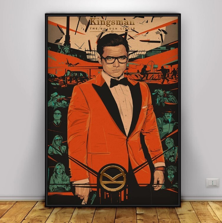 Kingsman Poster | Wall Art | Wall Prints | Home Decor | Kraft Paper Print 5