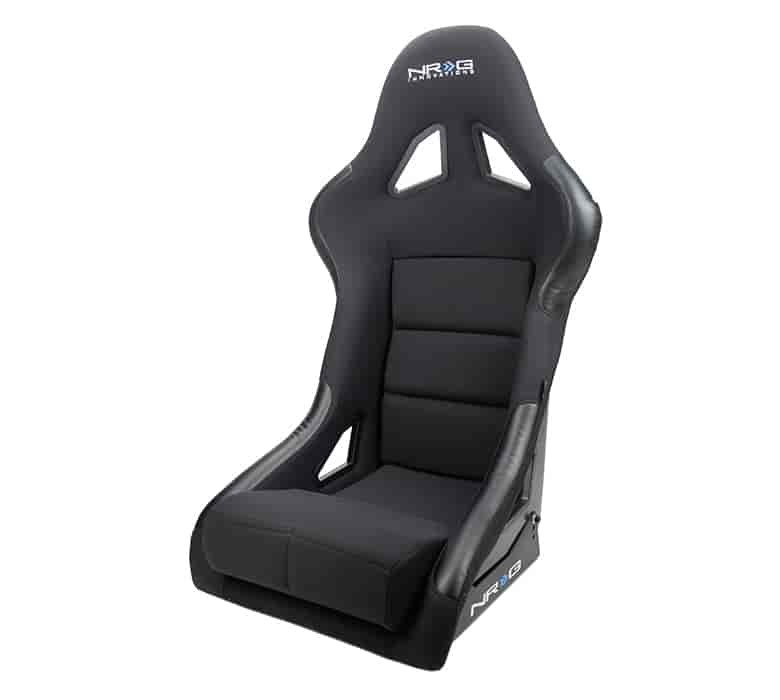 NRG Innovations Fiber Glass Medium Bucket Seat Black