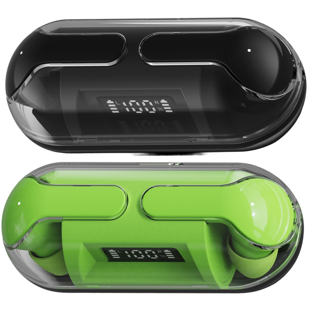 in-Ear Earbud Wireless Wireless Headphones in Ear Buds Digital Display fashion