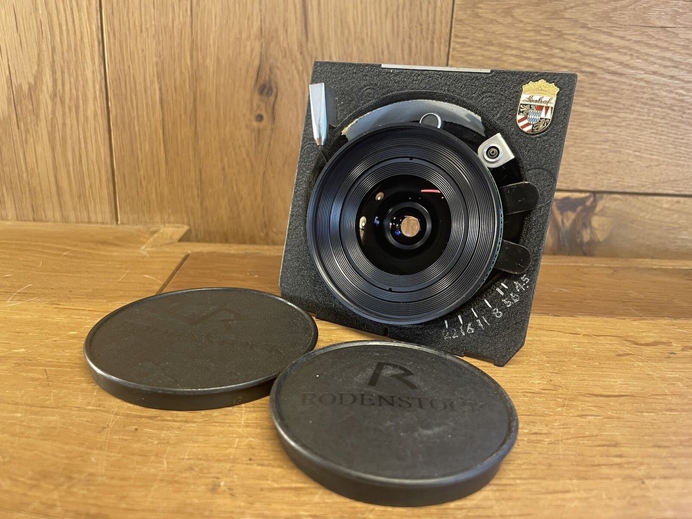 *Mint* Rodenstock 120° Apo Grandagon 35mm F/4.5 Ultra Wide Lens Recessed Board