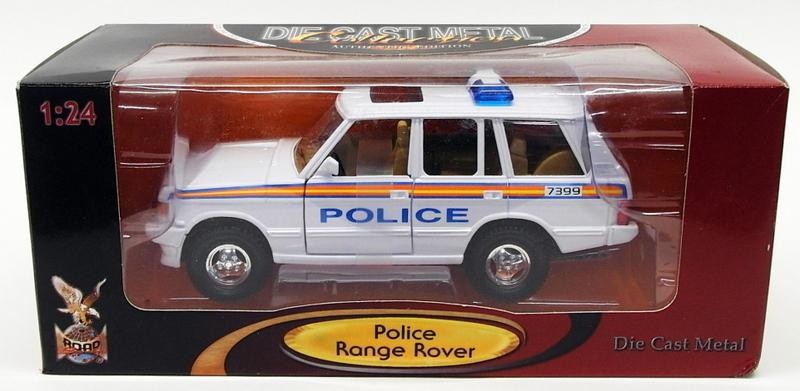 Road Signature 1/24 Scale Diecast Model Car 93024 - Police Range Rover