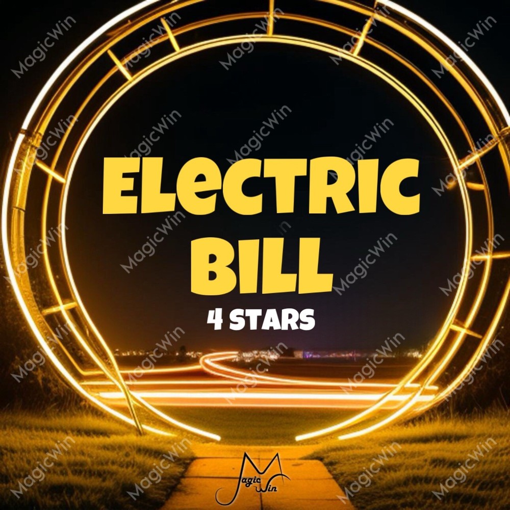 1x Electric Bill 4 Stars Monopoly_Go Sticker - Available⚡️Fast Send, Instantly⚡️