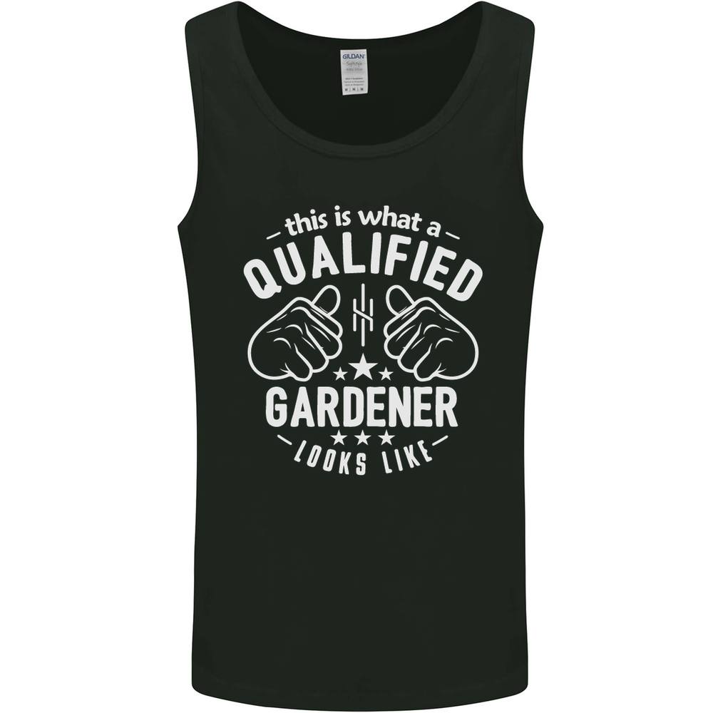 A Qualified Gardener Looks Like Mens Vest Tank Top